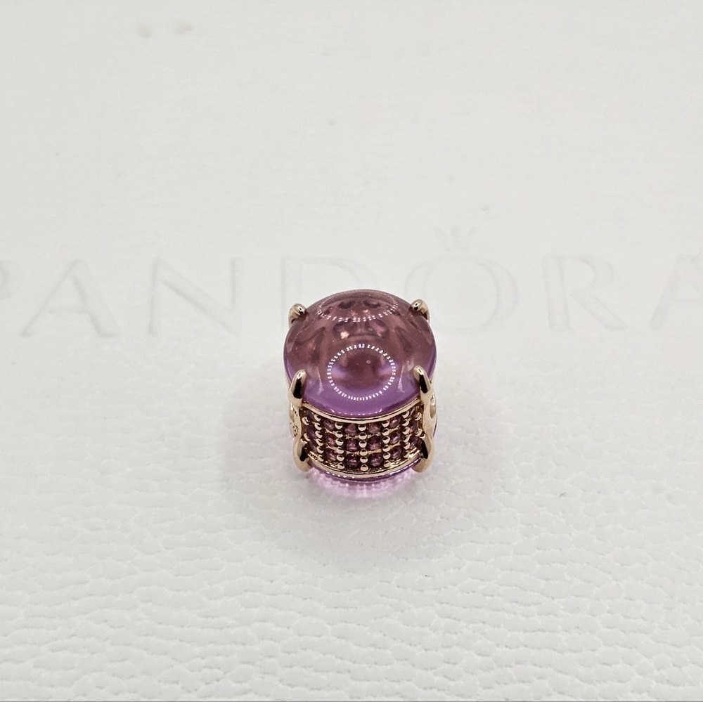 🎁Authentic Pandora ROSE CABOCHON CHARM - Picture 8 of 9